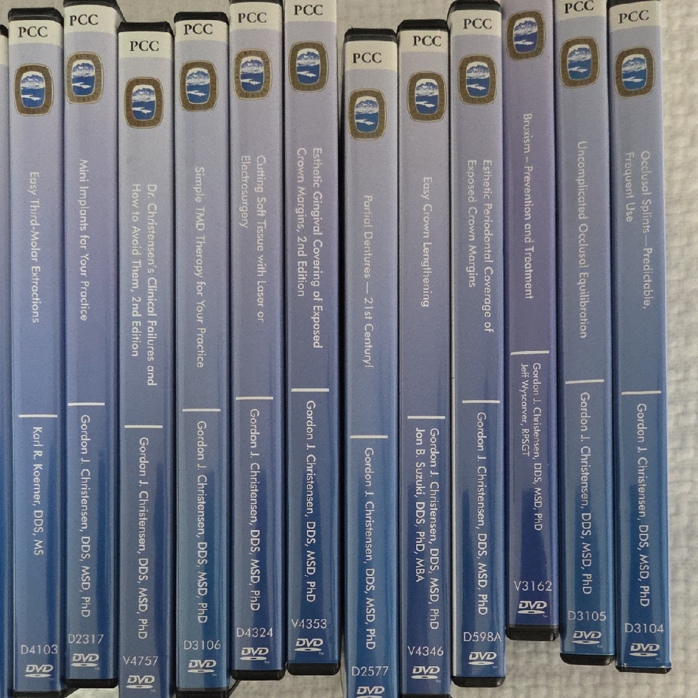 PCC Dental Education DVD Set
